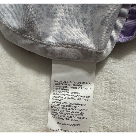 PGA Tour Womens Athletic Skort XL Purple Blue Floral Abstract Athleisure Driflux - Picture 8 of 8